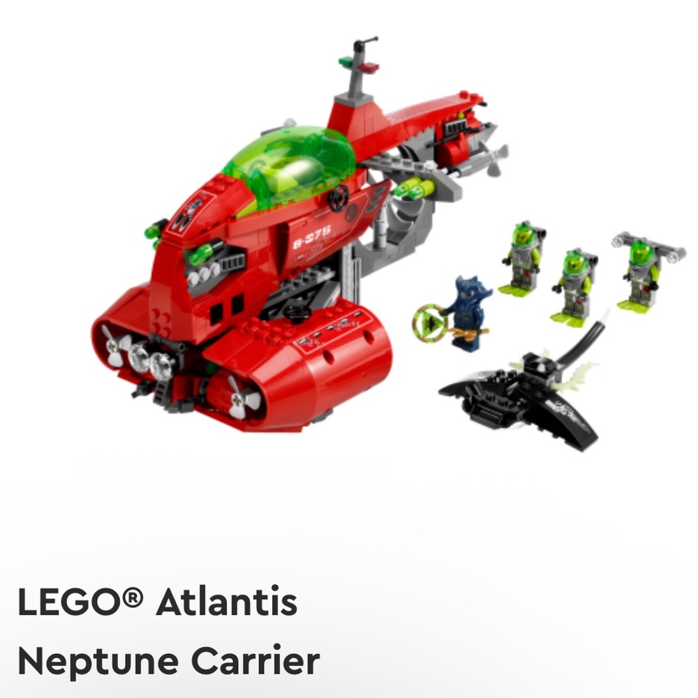 Vintage set! Lego Atlantis 8075: Neptune Carrier 🤿